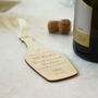 Personalised Bridesmaid Gift Tag, Bottle In Wood, thumbnail 2 of 3