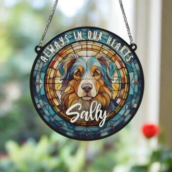 Australian Shepherd Memorial Suncatcher, 5 of 6