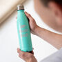 Personalised Metal 'Daddy Bear' Thermos Flask For Dad, thumbnail 5 of 6
