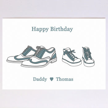 Personalised Shoes Birthday Card, 4 of 6