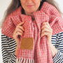 Personalised Message Pure Wool Blanket Scarf, thumbnail 2 of 12