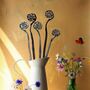 Personalised Everlasting Flower Bouquet Sculpture Five Stems, thumbnail 5 of 8