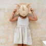 Triceratops Rattan Wall Mask Dinosaur Wall Art, thumbnail 6 of 7