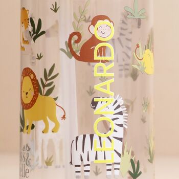 Personalised Sass And Belle Kid's Animal Water Bottle, 2 of 4