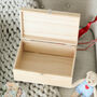 Personalised Babies First Christmas Wreath Keepsake Box, thumbnail 3 of 6