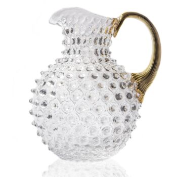 Crystal And Gold Hand Blown Pitcher, 4 of 4