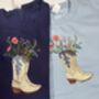 Cowboy Boot Floral Embroidered Sweatshirt, thumbnail 5 of 5