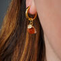 Sunstone Crystal Earrings, thumbnail 3 of 9