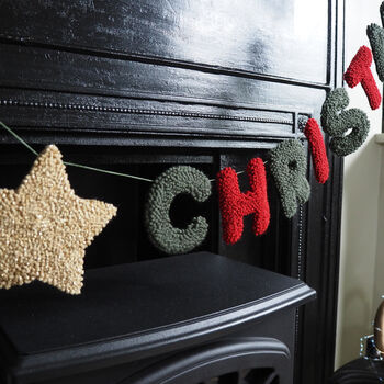 Festive Merry Christmas Garland For The Home, 4 of 7