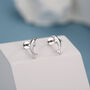 Sterling Silver Dolphin 16 G Flat Back Earrings, thumbnail 1 of 11