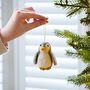 Felt Penguin Christmas Decoration, thumbnail 2 of 2
