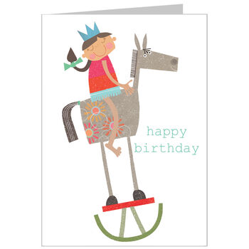 Rocking Horse Birthday Card, 2 of 4