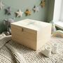 Personalised Initial Baby Keepsake Box Various Colours, thumbnail 3 of 12