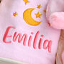 Personalised Pink Gift Set With Bunny Soft Toy, thumbnail 3 of 5