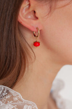 Tomato Earrings, 3 of 4