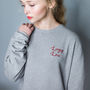 Personalised Nickname Eco Friendly Jumper, thumbnail 1 of 3