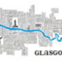 Glasgow Word Map Tea Towel, thumbnail 2 of 10