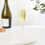 Personalised Birthday Welly Boot Champagne Glass, thumbnail 1 of 7