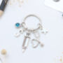 Personalised Doctor | Nurse Keyring Graduation Gift, thumbnail 2 of 9