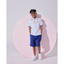 Felice Collared Short Sleeve Tshirt With Zip, thumbnail 3 of 3