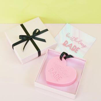 Birthday Scent Heart Letterbox Gift, 2 of 5