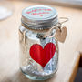 Personalised Love Heart LED Firefly Jar, thumbnail 2 of 2