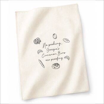 Personalised No Peeking Baking Tea Towel, 3 of 6