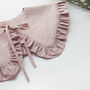 Dusty Pink Cotton Detachable Collar With Frill, thumbnail 3 of 5