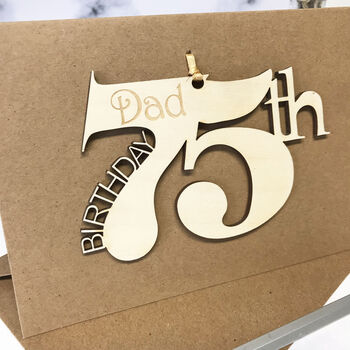 Personalised Age Birthday Card For Dad, 3 of 9