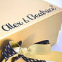 Personalised Gold Anniversary Gift Box With Custom Text, thumbnail 6 of 6