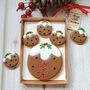 Personalised Christmas Puds Letterbox Cookies, thumbnail 1 of 4