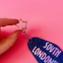 The 'South Londoner' Sparkly Motel Keyring / Londoner Gift / Urban Lifestyle Accessories / Cute Statement Keyring, thumbnail 4 of 7