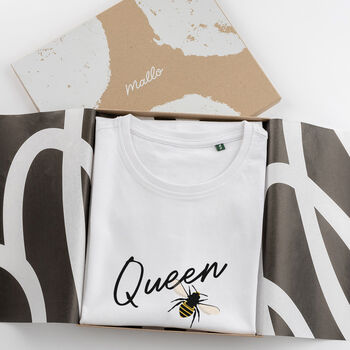 ‘Queen Bee’ Graphic T Shirt For Her, 3 of 5