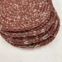 Fair Trade Crochet Coasters Banana Allo 13cm 4pc Set, thumbnail 10 of 12