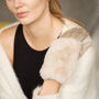 Faux Fur Cuff Suede Touch Screen Gloves, thumbnail 1 of 11