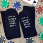 Personalised Lucky Poker Socks, thumbnail 1 of 2