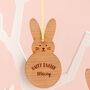 Personalised Happy Easter Bunny Decoration, thumbnail 3 of 4
