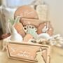 Personalised Easter Wooden Basket Crate, thumbnail 4 of 11