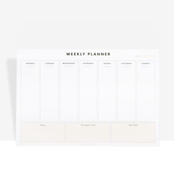 A3 Weekly Planner Pad, 2 of 4