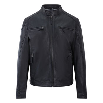 Mens' Luxury Sheepskin Leather Jacket, 4 of 9