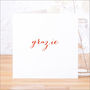 Single Or Pack Of Italian 'Grazie' Thank You Cards, thumbnail 2 of 10