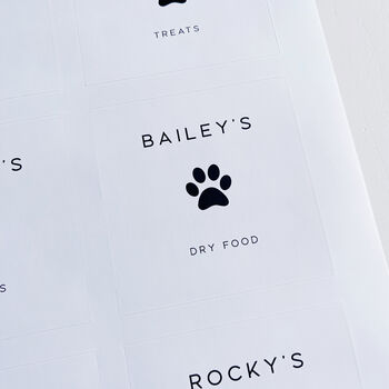 Custom Pet Paw Waterproof Labels, 4 of 10