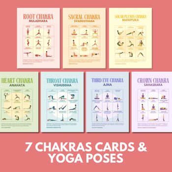 Chakra Yoga Card Set, 6 of 8