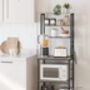 Industrial Kitchen Rack With Shelves And Hooks, thumbnail 2 of 11