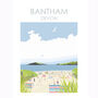 Bantham Beach Print, thumbnail 3 of 3