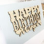 Personalised Happy Birthday Card With Heart Motifs, thumbnail 7 of 12