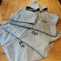 Personalised Unisex Hooded All In One Jumpsuit Onesie, thumbnail 3 of 11