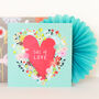 Floral Lots Of Love Card, thumbnail 5 of 5