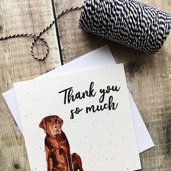 Thank You So Much Labrador Card, 3 of 4