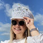 Hen Party Pearl Embelished Bride Hat, thumbnail 2 of 8